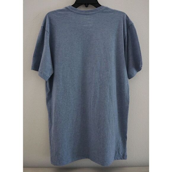 Polo Ralph Lauren PL86SR AW0D Men's Sz M Blue Heather Enzyme Crewneck T-Shirt - Picture 2 of 7